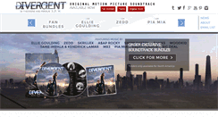 Desktop Screenshot of divergentsoundtrack.com